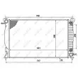 Radiateur, refroidissement du moteur NRF 53958 - Visuel 2