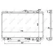 Radiateur, refroidissement du moteur NRF 53962 - Visuel 1