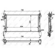 Radiateur, refroidissement du moteur NRF 53982 - Visuel 1