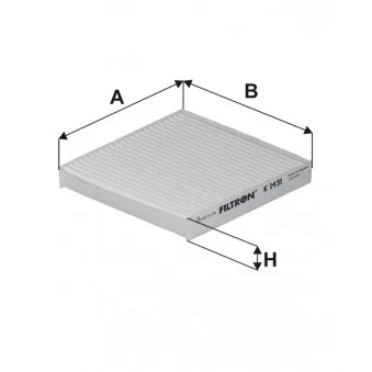 Filtre, air de l'habitacle FILTRON K 1431