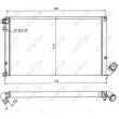 Radiateur, refroidissement du moteur NRF 58022 - Visuel 1