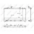 Radiateur, refroidissement du moteur NRF 58381 - Visuel 2