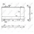 Radiateur, refroidissement du moteur NRF 58393 - Visuel 1