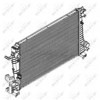 Radiateur, refroidissement du moteur NRF 58426