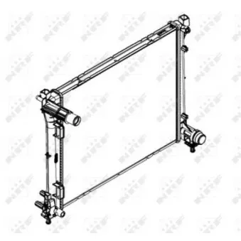 Radiateur, refroidissement du moteur NRF