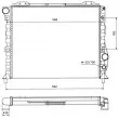 Radiateur, refroidissement du moteur NRF 58743 - Visuel 2