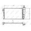 Radiateur, refroidissement du moteur NRF 58891 - Visuel 2
