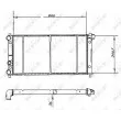 Radiateur, refroidissement du moteur NRF 58904 - Visuel 1