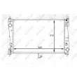 Radiateur, refroidissement du moteur NRF 59084 - Visuel 2