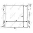 Radiateur, refroidissement du moteur NRF 59086 - Visuel 1