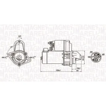 Démarreur MAGNETI MARELLI