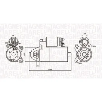 Démarreur MAGNETI MARELLI