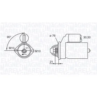 Démarreur MAGNETI MARELLI