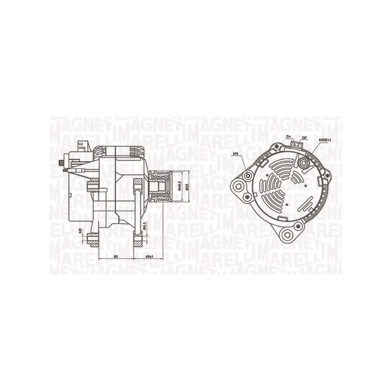 Alternateur MAGNETI MARELLI 063731260010