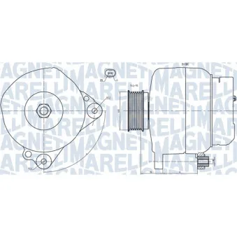 Alternateur MAGNETI MARELLI 063731445010