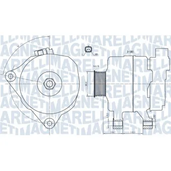 Alternateur MAGNETI MARELLI 063731499010