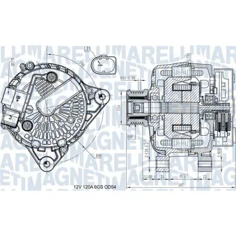 Alternateur MAGNETI MARELLI