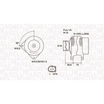 Alternateur MAGNETI MARELLI