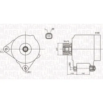 Alternateur MAGNETI MARELLI