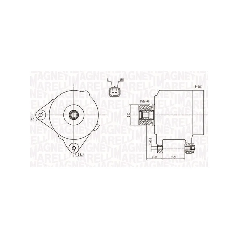 Alternateur MAGNETI MARELLI 063731762010