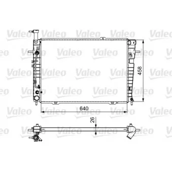 Radiateur, refroidissement du moteur VALEO 735543