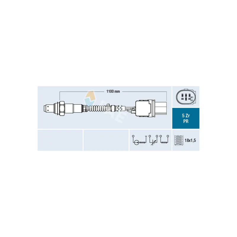 Sonde lambda FAE 75161