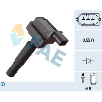 Bobine d'allumage FAE 80455