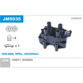 Bobine d'allumage JANMOR JM5035