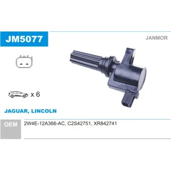 Bobine d'allumage JANMOR JM5077