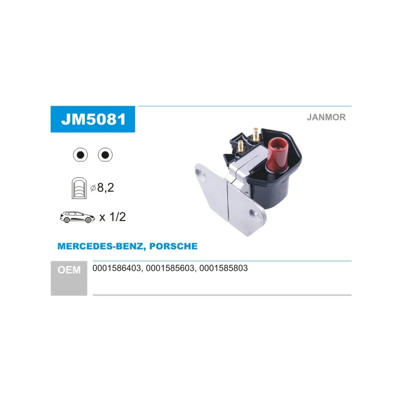 Bobine d'allumage JANMOR JM5081