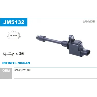 Bobine d'allumage JANMOR JM5132