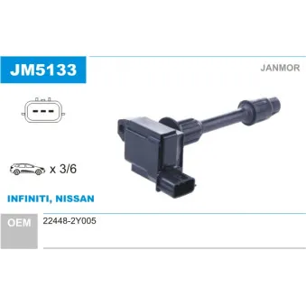 Bobine d'allumage JANMOR JM5133