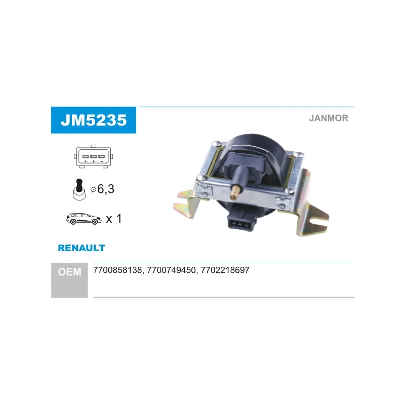 Bobine d'allumage JANMOR JM5235