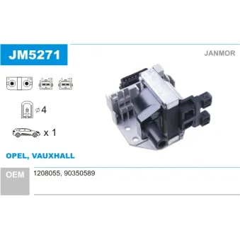 Bobine d'allumage JANMOR JM5271