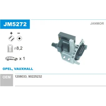 Bobine d'allumage JANMOR JM5272