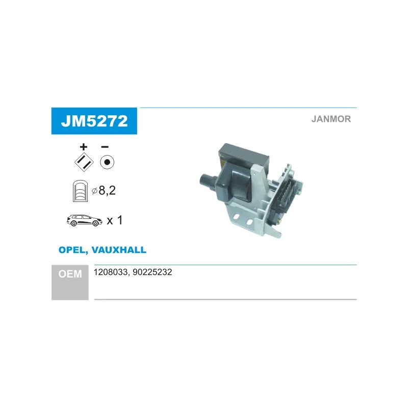 Bobine d'allumage JANMOR JM5272