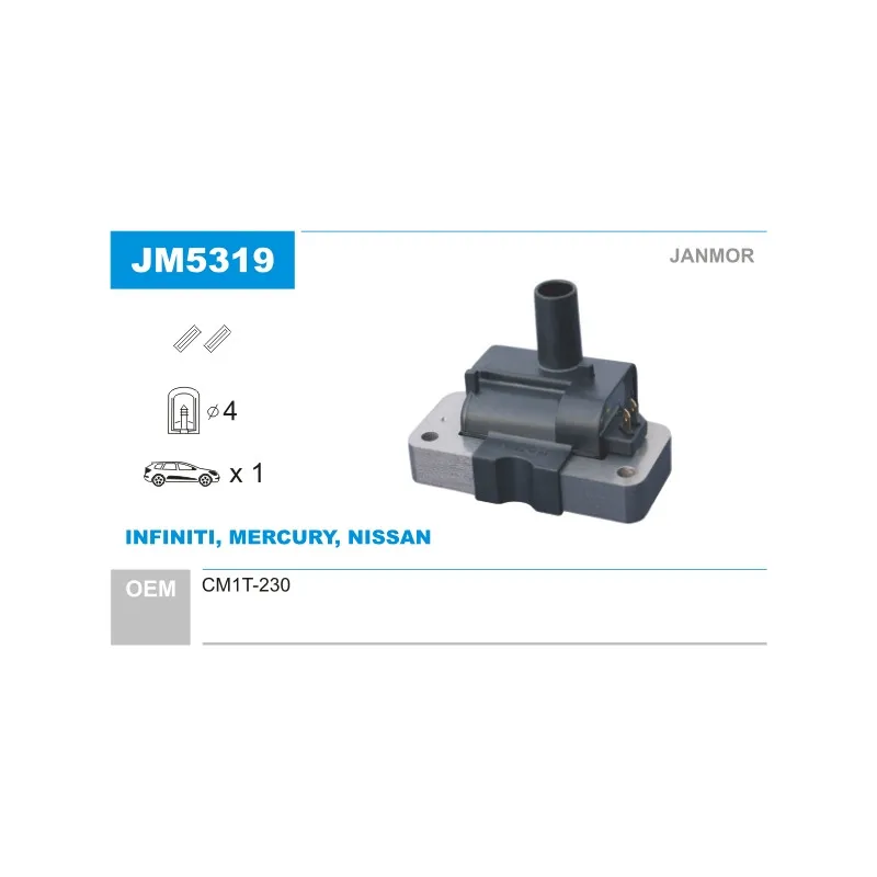 Bobine d'allumage JANMOR JM5319