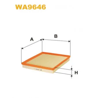 Filtre à air WIX FILTERS WA9646
