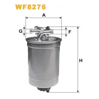 Filtre à carburant WIX FILTERS
