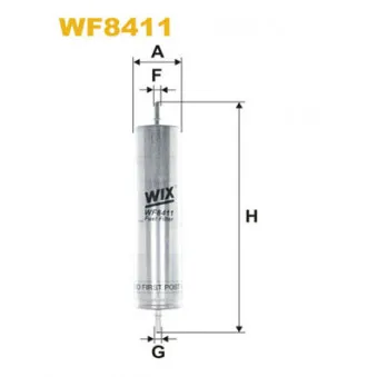 Filtre à carburant WIX FILTERS WF8411