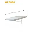 Filtre, air de l'habitacle WIX FILTERS WP6868 - Visuel 2
