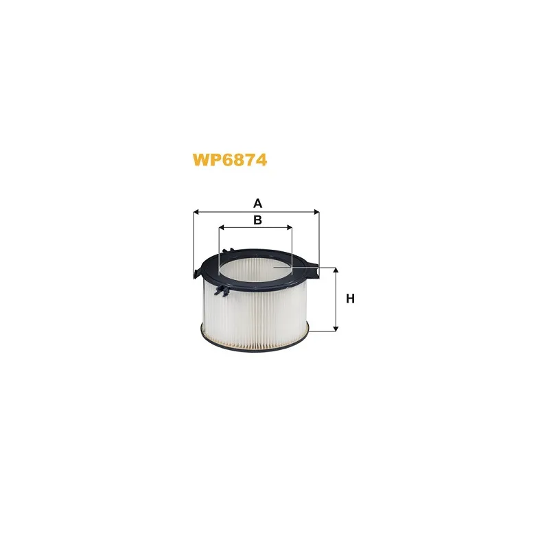 Filtre, air de l'habitacle WIX FILTERS WP6874