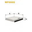 Filtre, air de l'habitacle WIX FILTERS WP6880 - Visuel 1