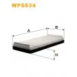 Filtre, air de l'habitacle WIX FILTERS WP6934 - Visuel 2