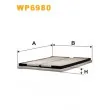 Filtre, air de l'habitacle WIX FILTERS WP6980 - Visuel 1