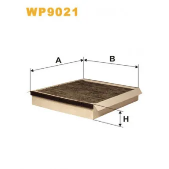Filtre, air de l'habitacle WIX FILTERS WP9021