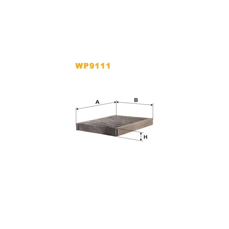 Filtre, air de l'habitacle WIX FILTERS WP9111