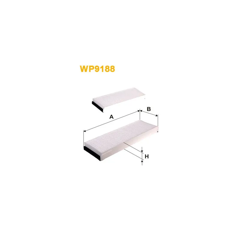 Filtre, air de l'habitacle WIX FILTERS WP9188