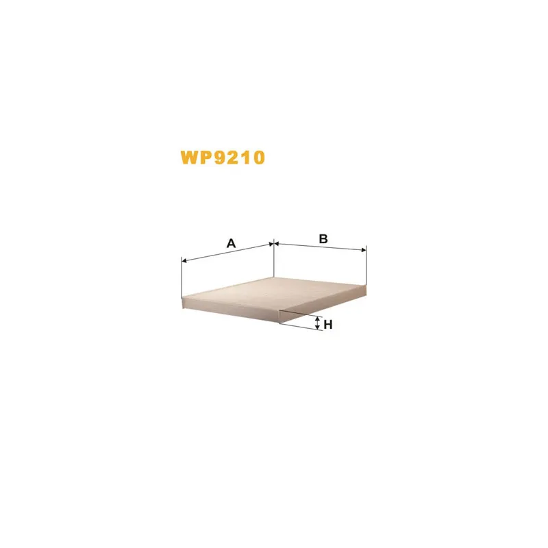 Filtre, air de l'habitacle WIX FILTERS WP9210