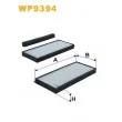 Filtre, air de l'habitacle WIX FILTERS WP9394 - Visuel 2